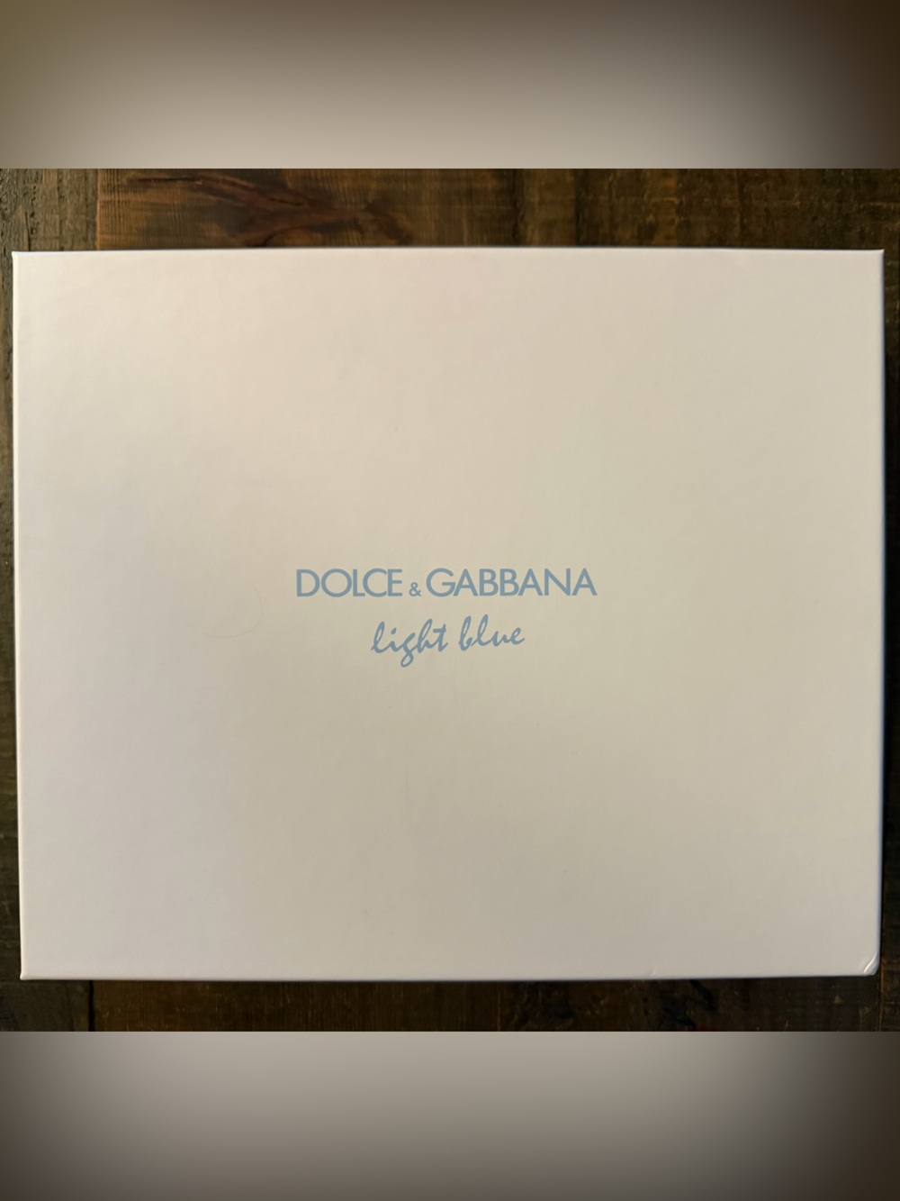 Dolce & Gabbana  Beach Towel in White Box with Light Blue Logo